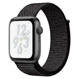 Смарт-часы Apple Watch Nike+ Series 4 44mm Space Grey, спортивный ремешок черного цвета (MU7J2GK/A)
