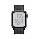 Смарт-часы Apple Watch Nike+ Series 4 44mm Space Grey, спортивный ремешок черного цвета (MU7J2GK/A) - фото 3