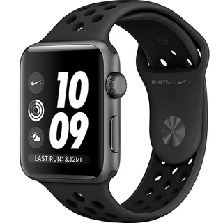 Смарт-часы Apple Watch Nike Series 3 42mm Space Grey Black Nike Band MTF42