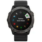 Смарт-часы Garmin Fenix 6X Sapphire Carbon Gray with Black Band - фото 4
