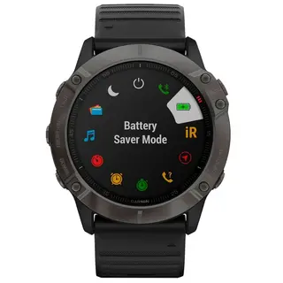 Смарт-часы Garmin Fenix 6X Sapphire Carbon Gray with Black Band