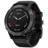 Смарт-часы Garmin Fenix 6X Sapphire Carbon Gray with Black Band