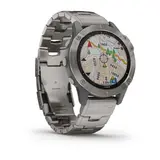 Garmin смарт сағаты Fenix 6 Sapphire титан білезігі бар титан (010-02158-23) - фото 4