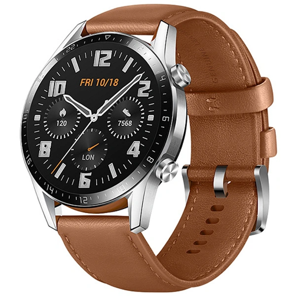 Смарт-часы HUAWEI Watch GT2 Classic 46mm Pebble Brown - фото 2