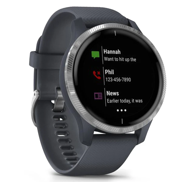 Смарт-часы Garmin Venu Blue Granite Silver (010-02173-03) - фото 4