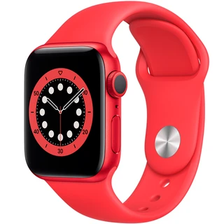 Смарт-часы Apple Watch Series 6 40mm Red Aluminium Red Band M00A3