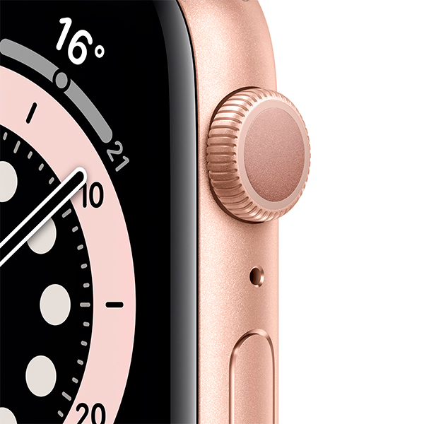 Смарт-часы Apple Watch Series 6 40mm Gold Aluminium Pink Sand Band MG123