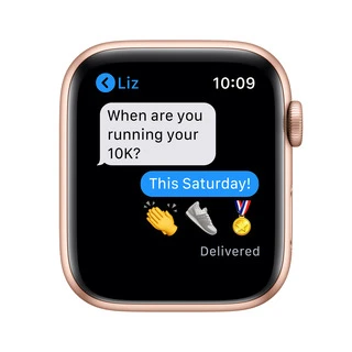 Смарт-часы Apple Watch Series 6 40mm Gold Aluminium Pink Sand Band MG123