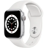 Смарт-часы Apple Watch Series 6 40mm Silver Aluminium White Band MG283