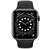 Смарт-часы Apple Watch Series 6 44mm Space Gray Aluminium Black Band M00H3 - фото 2