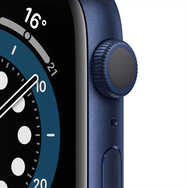 Смарт-часы Apple Watch Series 6 44mm Blue Aluminium Deep Navy Band M00J3