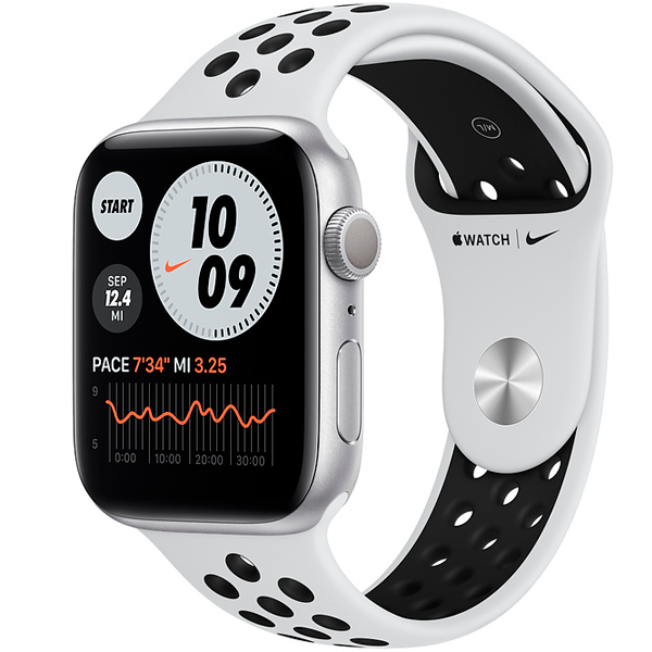 Смарт-часы Apple Watch Nike Series 6 44mm Silver Aluminium Black Nike ...