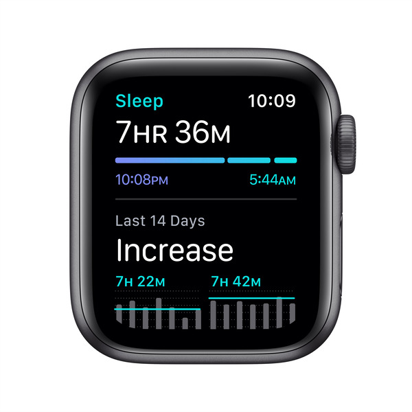 Смарт-часы Apple Watch SE 40mm Space Gray Aluminium Black Band MYDP2