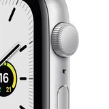 Apple Watch смарт сағаты SE 44mm Silver Aluminium White Band MYDQ2 - фото 2