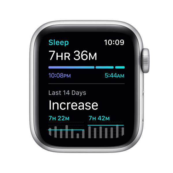 Смарт-часы Apple Watch Nike SE 40mm Silver Aluminium Black Nike Band MYYD2