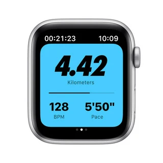 Смарт-часы Apple Watch Nike SE 44mm Silver Aluminium Black Nike Band MYYH2