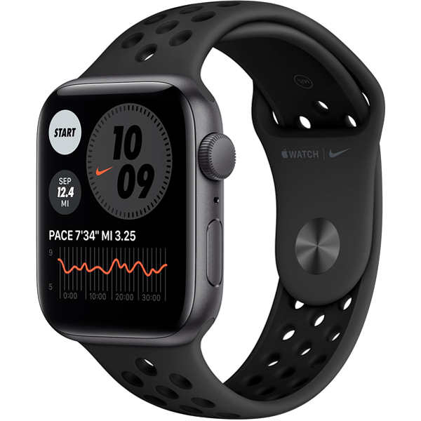 Смарт-часы Apple Watch Nike SE 44mm Space Gray Aluminium Black Nike Band MYYK2