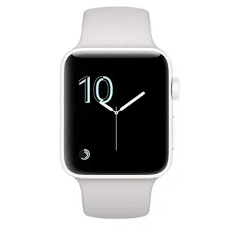 Apple смарт сағаты Watch Edition White,  "бұлт" түсті спорттық бау (MNPF2GKA)
