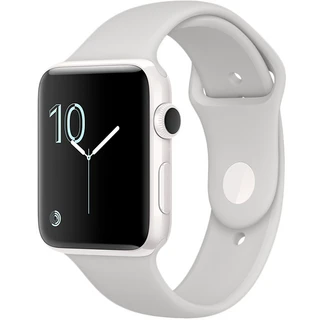 Apple смарт сағаты Watch Edition White,  "бұлт" түсті спорттық бау (MNPF2GKA)