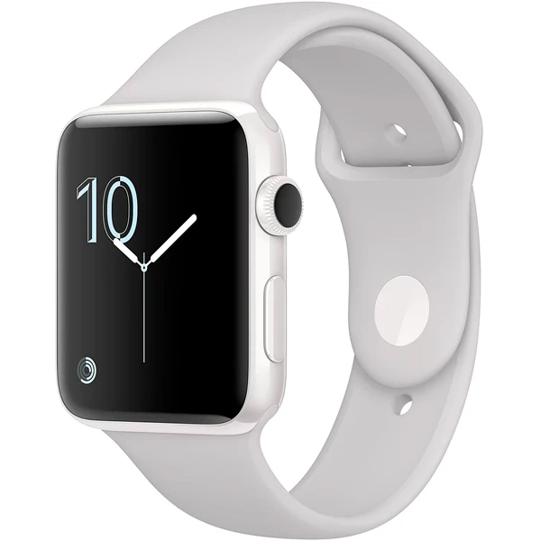 Смарт-часы Apple Watch Series 2 42mm White Ceramic Case with Cloud Sport Band (MNPQ2GK/A)