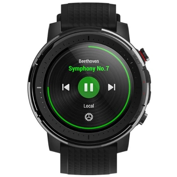 Смарт-часы Amazfit Stratos 3 Black (A1829) - фото 3