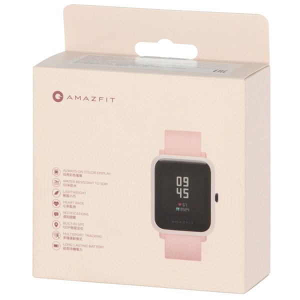 Смарт-часы Amazfit Bip S Pink (A1821)
