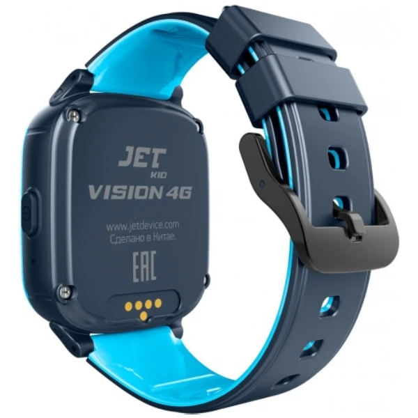 Смарт-часы Jet Kid Vision 4G голубой+серый - фото 7