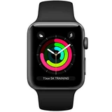 Смарт-часы Apple Watch Series 1 Space gray, спортивный ремешок черного цвета (MP032) - фото 2