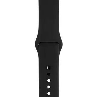 Смарт-часы Apple Watch Series 2 42mm Space Black, спортивный ремешок черного цвета (MP4A2GKA)