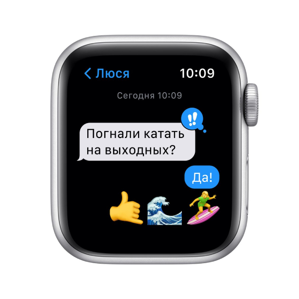 Смарт-часы Apple Watch SE GPS 40mm Silver with Abyss Blue Sport Band Regular MKNY3GK/A