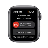 Смарт-часы Apple Watch SE GPS 40mm Space Grey with Midnight Sport Band Regular MKQ13GK/A - фото 4