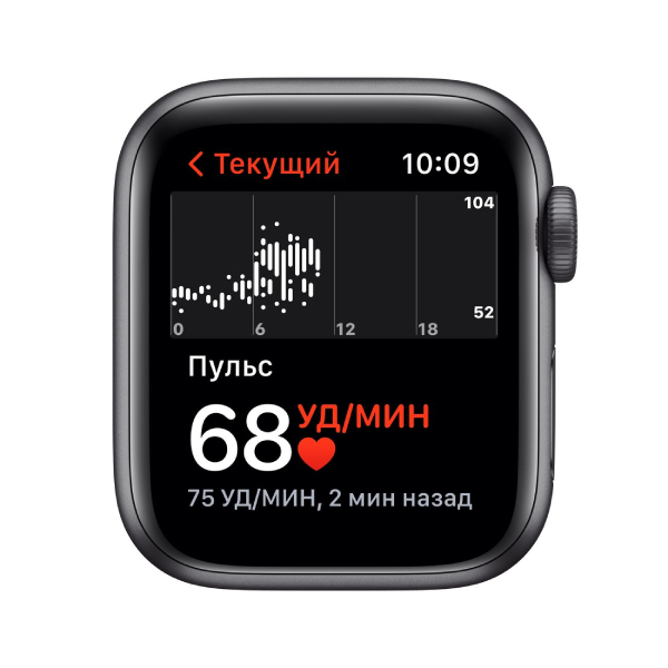 Apple Watch смарт сағаты SE GPS 40mm Space Grey with Midnight Sport Band Regular MKQ13GK/A