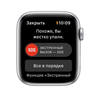 Apple Watch смарт сағаты SE GPS 44mm Silver with Abyss Blue Sport Band Regular MKQ43GK/A - фото 4