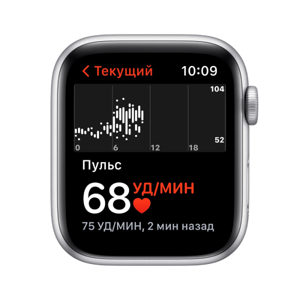 Смарт-часы Apple Watch SE GPS 44mm Silver with Abyss Blue Sport Band Regular MKQ43GK/A