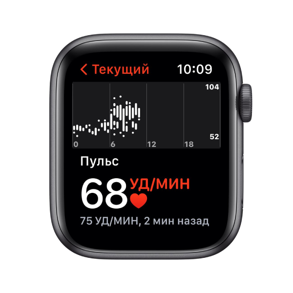 Смарт-часы Apple Watch SE GPS 44mm Space Grey with Midnight Sport Band Regular MKQ63GK/A