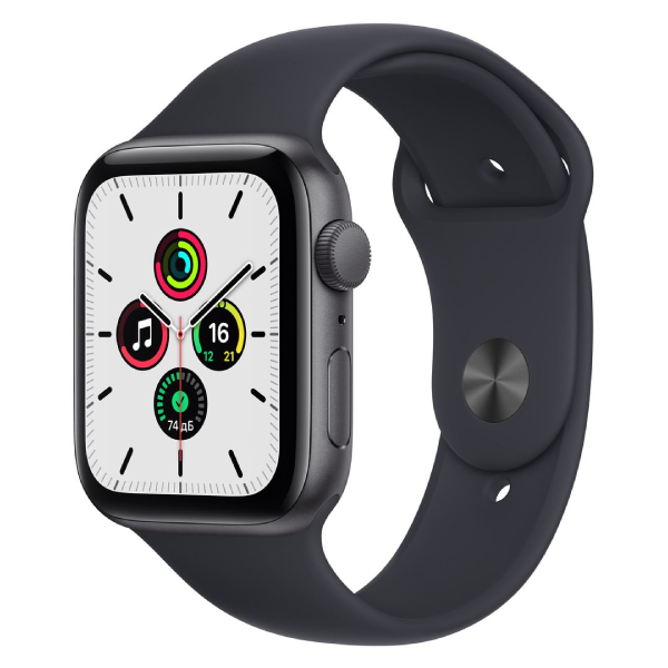 Смарт-часы Apple Watch SE GPS 44mm Space Grey with Midnight Sport Band Regular MKQ63GK/A