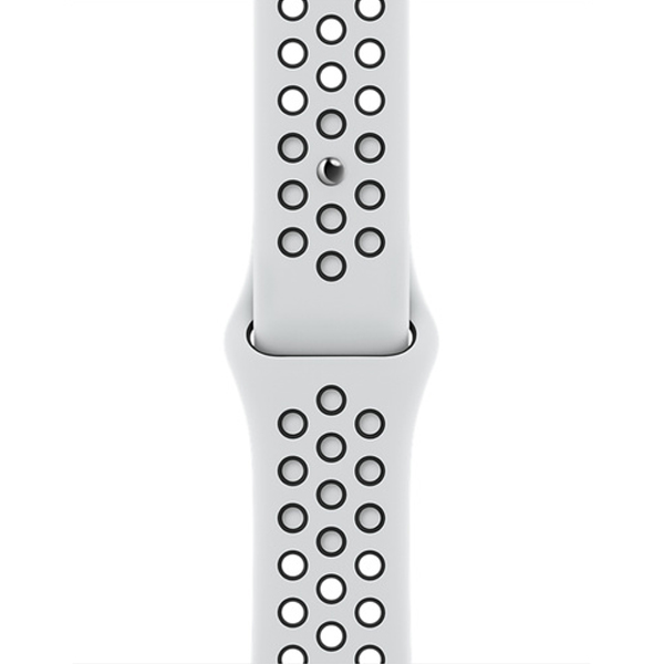 Смарт-часы Apple Watch Nike SE GPS 40mm Silver with Pure Platinum/Black Nike Sport Band MKQ23GK/A