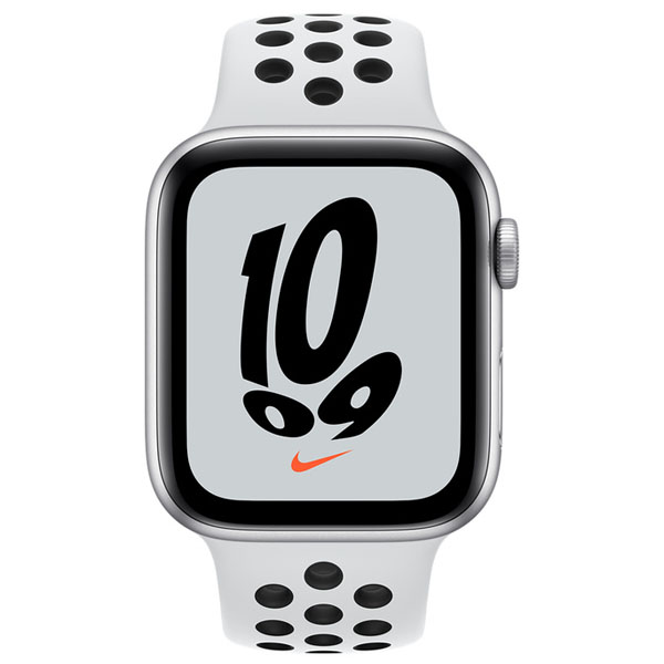 Смарт-часы Apple Watch Nike SE GPS 44mm Silver Aluminium Case with Pure Platinum/Black Nike Sport Band Regular MKQ73GK/A