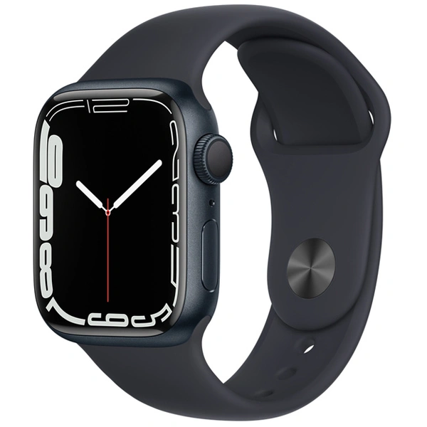 Смарт-часы Apple Watch Series 7 GPS 41mm Midnight Aluminium Midnight Sport Band MKMX3GK/A