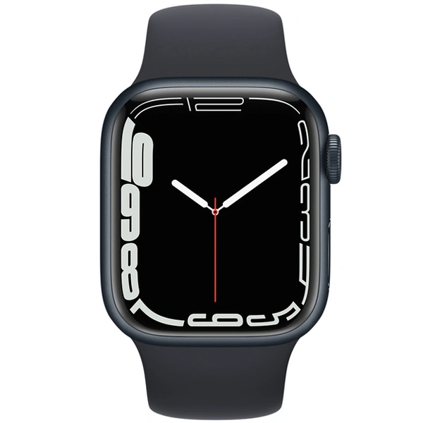 Смарт-часы Apple Watch Series 7 GPS 41mm Midnight Aluminium Midnight Sport Band MKMX3GK/A - фото 2