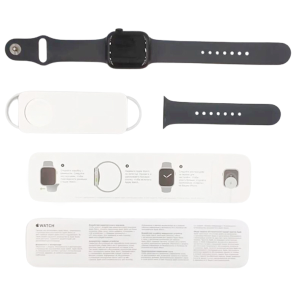 Apple смарт сағаты Watch Series 7 GPS 41mm Midnight Aluminium Midnight Sport Band MKMX3GK/A