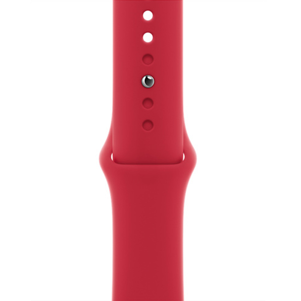 Смарт-часы Apple Watch Series 7 GPS 41mm Red Aluminium Red Sport Band MKN23GK/A