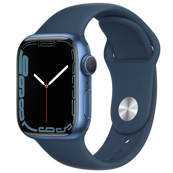 Смарт-часы Apple Watch Series 7 GPS 45mm Blue Aluminium Abyss Blue Sport Band MKN83GK/A