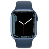 Смарт-часы Apple Watch Series 7 GPS 45mm Blue Aluminium Abyss Blue Sport Band MKN83GK/A - фото 2
