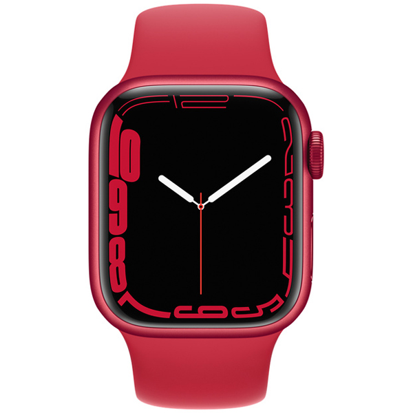 Apple смарт сағаты Watch Series 7 GPS 45mm Red Aluminium Red Sport Band MKN93GK/A