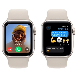 DEMO часы Apple Watch SE GPS 40mm Starlight Aluminium Case Only, 3K596RU/A, Без ремешка