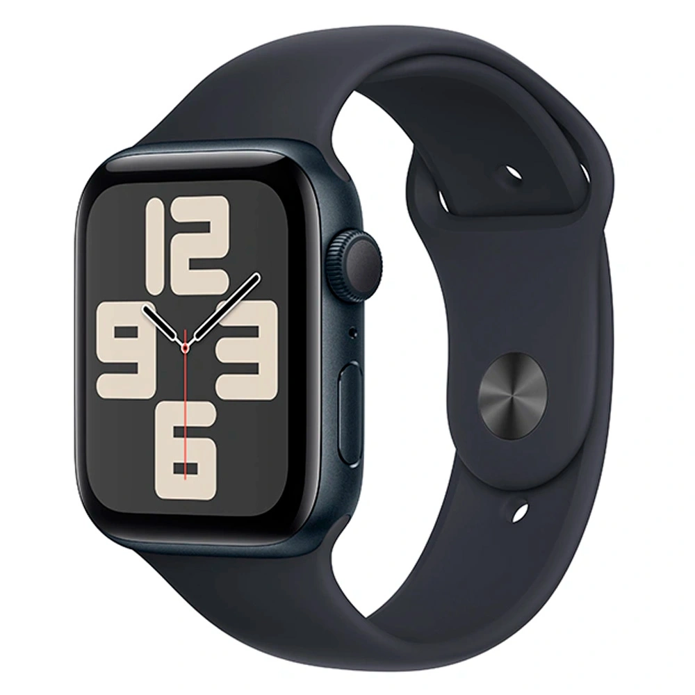 DEMO часы Apple Watch SE GPS 44mm Midnight Aluminium Case Only, 3K600RU/A, Без ремешка