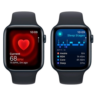 DEMO часы Apple Watch SE GPS 44mm Midnight Aluminium Case Only, 3K600RU/A, Без ремешка