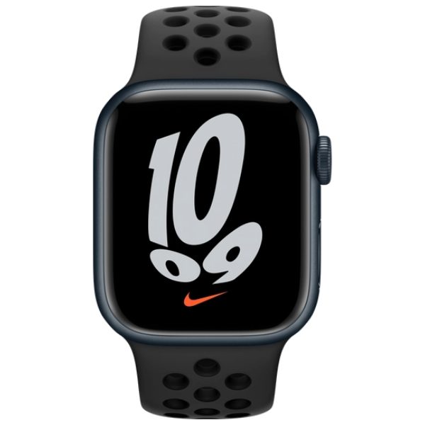 Смарт-часы Apple Watch Nike Series 7 GPS 41мм Midnight Black Nike Sport Band MKN43GK/A