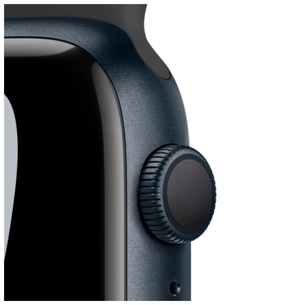 Смарт-часы Apple Watch Nike Series 7 GPS 45мм Midnight Black Nike Sport Band MKNC3GK/A